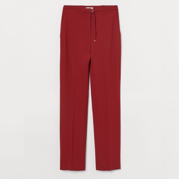 Brick colored H&M highwaisted pants - Picture 1 of 5
